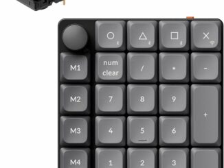 Keychron K0 MAX Teclado Numérico Inalámbrico Low-Profile, 27 Teclas, 1000Hz Polling Rate, Numpad
