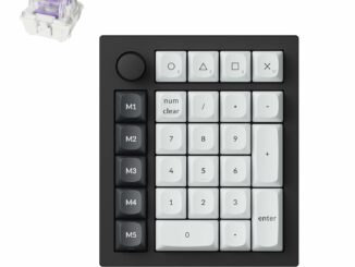 Keychron Q0 HE Teclado Numérico Inalámbrico, 2.4 GHz/Bluetooth 5.1, Interruptores Magnéticos,