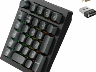 Keychron V0 Ultra 8K Teclado Numérico Inalámbrico, 27 Teclas, 8000 Hz Polling Rate, 2,4 GHz/BT