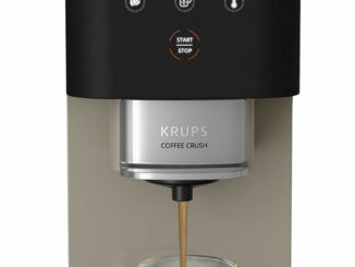 KRUPS Coffee Crush, Cafetera automática, Café en Grano y Molido, 15 Bares, 3 recetas de café, 3