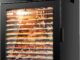 Kwasyo Deshidratador de Alimentos de 12 Bandejas de Acero Inoxidable, Todo en Negro, Estructura de