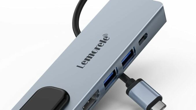 Lemorele Hub USB C 5 en 1