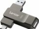 Lexar D40E 128 GB Unidad de Almacenamiento USB 3.2 Gen 1 Type-C Unidad Flash USB-C Carcasa de Metal