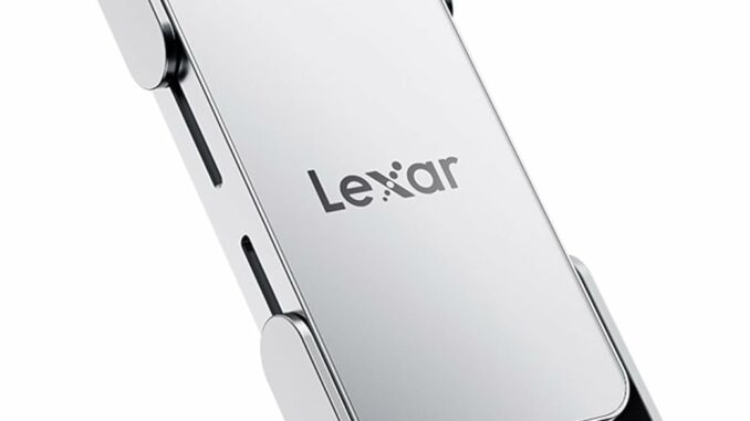 Lexar D70E 1TB SSD Externa Dual Drive, hasta 2,000 MB/s en Lectura y 1,800 MB/s en Escritura, SSD