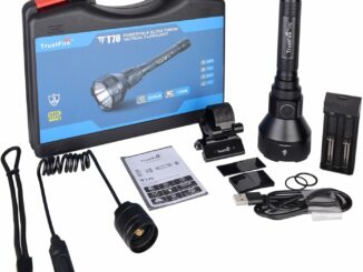 Linterna Caza LED Antorcha Recargable 1000 Lúmenes
