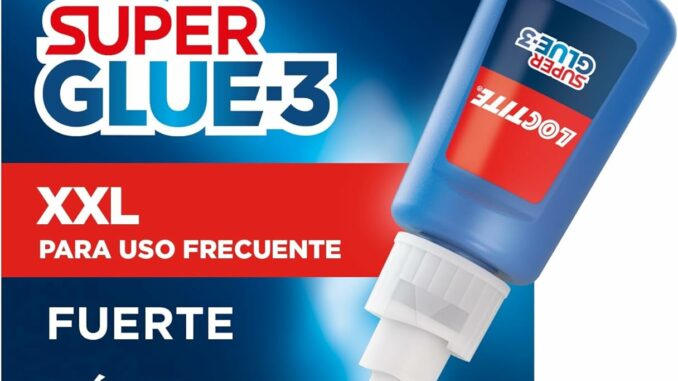 Loctite Super Glue-3 XXL, pegamento universal triple resistencia, adhesivo para uso intensivo,