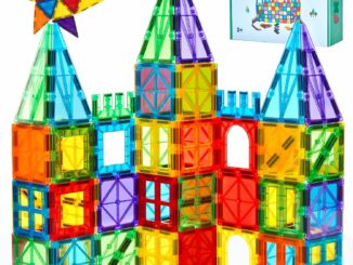 Magnetic Tiles Niños 100 Piezas Construccion Colores