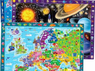 Mapa Mundí Puzzle 3D Niños 150 Piezas Ilustrado Educativo