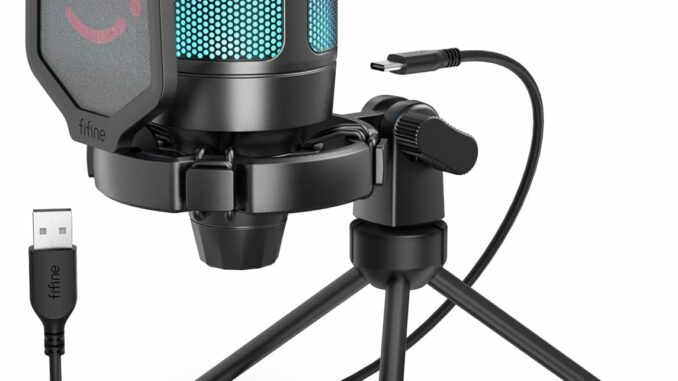 Micrófono USB Condensador Cardioide Desktop