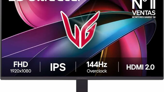 Monitor Gaming Ultragear 23.8 IPS Full HD 144Hz
