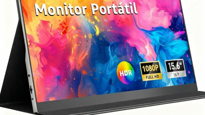 Monitor Portátil 15.6 Pulgadas 1080P con USB C