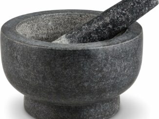 Mortero de Mármol 16cm con Maja de Madera