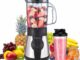 Moulinex Blend & Go, Batidora de vaso de 300 W, Jarra de 1,3 L, Compacta, 4 cuchillas