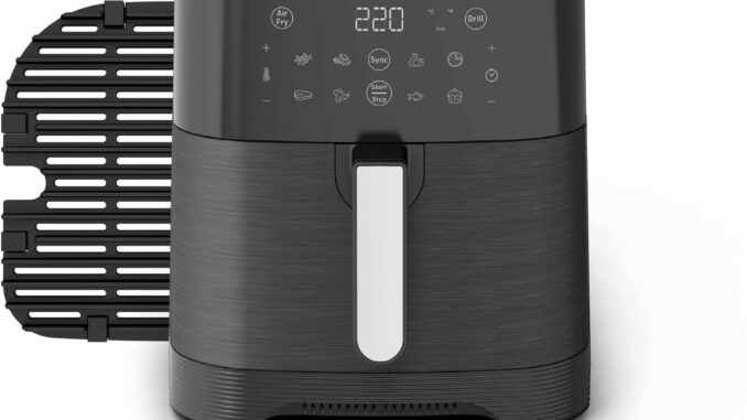 Moulinex Easy Fry & Grill, Freidora de aire y grill 2 en 1 de 6,5 L, 1830 W, 8 Programas