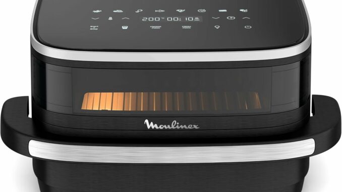 Moulinex Freidora de Aire Easy Fry XL Surface, 2200 W, Doble Resistencia, Cocción Uniforme, Cesta