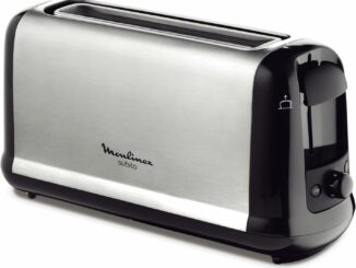 Moulinex Subito LS2608 – Tostadora 1 ranura extragrande, 1000 W, 7 ajustes/tiempo de tostado,