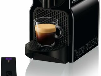 Nespresso De'Longhi Inissia EN80.B – Cafetera monodosis de cápsulas Nespresso, 19 bares,