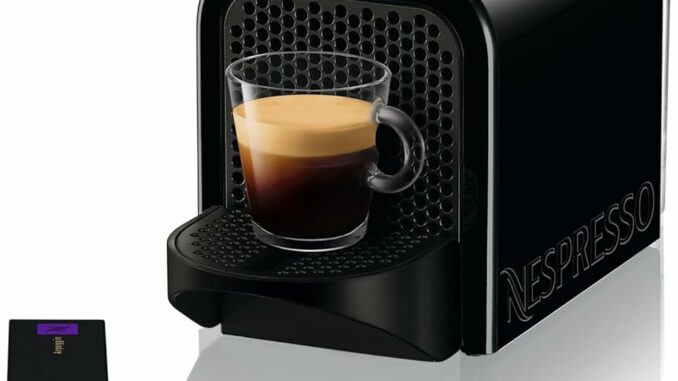Nespresso De'Longhi Inissia EN80.B – Cafetera monodosis de cápsulas Nespresso, 19 bares,