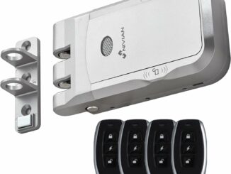 Nivian Cerrojo Invisible Electrónico Inalámbrico – Cerradura Antivandálica por Radiofrecuencia con