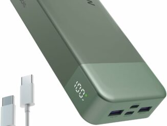 NOBIS Powerbank 20000mah,PD3.0 45W Batería Portátil Carga Rápida,QC4.0 Bateria Externa con Pantalla