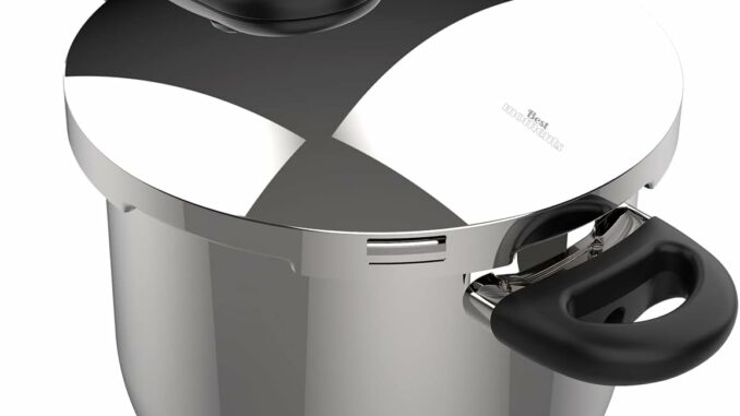 Olla a Presión 8L Acero Inoxidable con Válvula