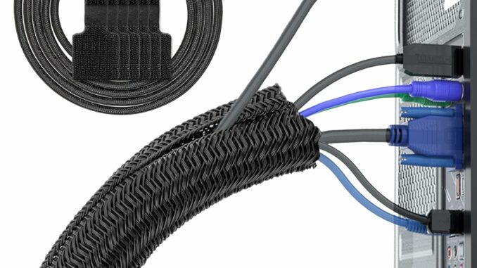 Organizador de Cables con 10 Compartimentos