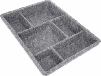 Organizador de Cajones Ajustable Bambú 4 Compartimentos