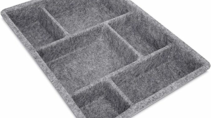 Organizador de Cajones Ajustable Bambú 4 Compartimentos
