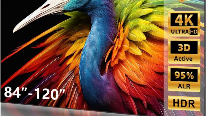 Pantalla de Proyección 100 Pulgadas 16:9 Plegable