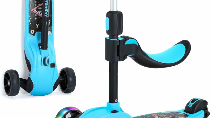 Patinete Niños 3 Ruedas LED Ajustable