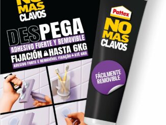 Pattex No Más Clavos Des-Pega Transparente 44g – Adhesivo de Montaje Fuerte, Removible y