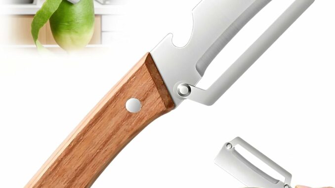 Pelador de Verduras Ergonómico de Acero
