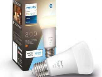 Philips Hue – Bombilla led inteligente, casquillo E27, Luz cálida regulable, 9W – 800 lumens,