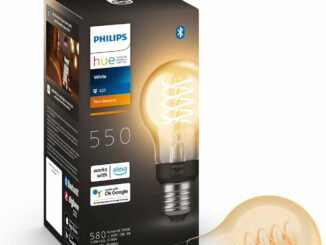 Philips Hue – Bombilla LED Inteligente de Filamento, Luz Blanca Regulable, casquillo E27, 7.2W 550