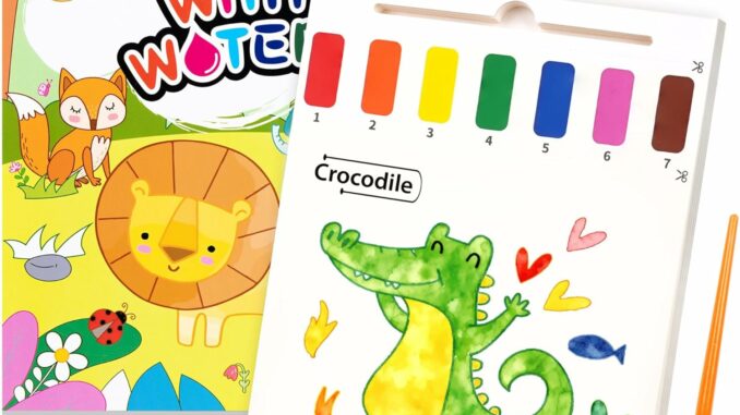 Pintura Dedos Niños 6 Colores Lavable No Tóxica