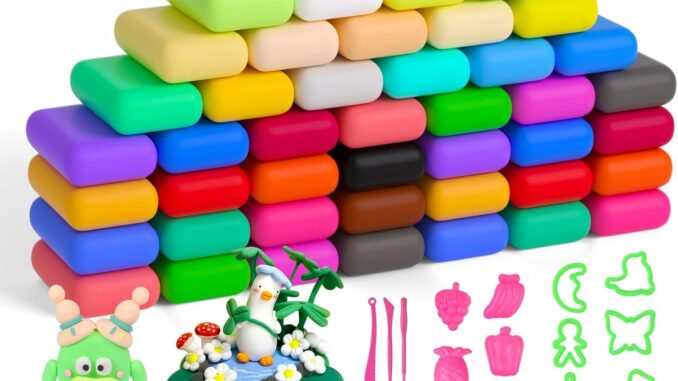 Plastilina Niños Set 36 Colores con Moldes y Herramientas