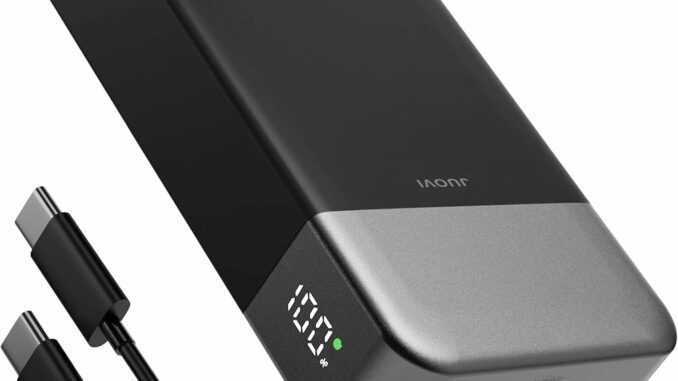 Power Bank 65W 20000mAh Batería Externa Carga Rápida USB C