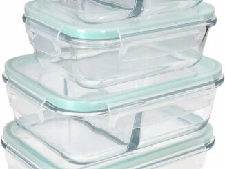 Recipiente Cristal Hermetico Set 5