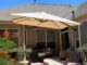 Sombrilla Terraza 250Cm Madera Teca