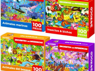 Puzzle Niños 100 Piezas con Marco y Pegamento