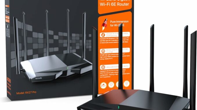 Router WiFi 6E Tri-Band con Velocidad 10Gbps