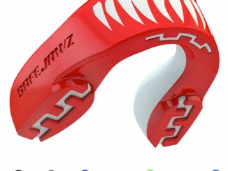SAFEJAWZ Protector bucal adultos y niños para todos los deportes de contacto, incluidos rugby, MMA, artes marciales de