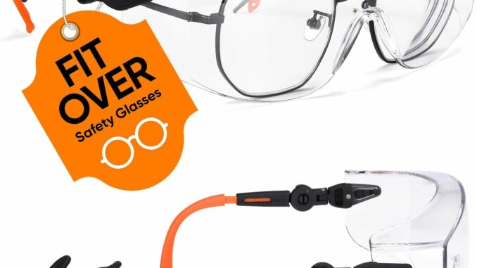 SAFEYEAR Gafas de Protección Antivaho Patillas Ajustables – Anteojos Gafas Protectoras Laboratorios