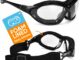SAFEYEAR Gafas de seguridad antivaho [EN166] SG002 – Gafas de seguridad antiarañazos con cordón