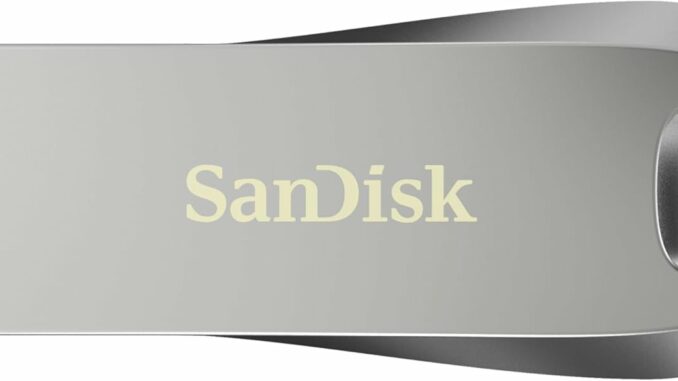 SanDisk 256GB Ultra Luxe Memoria flash, USB 3.2, con velocidades de transferencia hasta 400MB/s