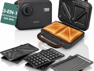 Sandwichera Plancha con Placas Antiadherentes Extraíbles