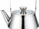 SANQIAHOME Tetera de acero inoxidable de 1.2 Litros con infusor Un estilo moderno y minimalista