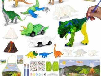 Set de Dinosaurios con 20 Figuras Realistas