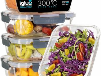 Set de Recipientes de Vidrio con Tapa Hermética 10 Piezas