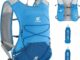 SKYSPER Chaleco de Hidratación Running 12L, Chaleco Ligero con 2 Botellas 500ML y Diseño